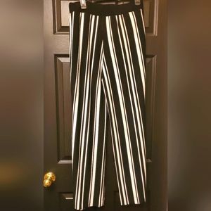 Black and White Stripped Pants